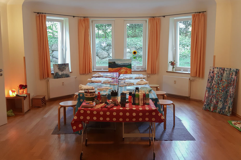 Kunst & Yoga in der Praxis Jobmann